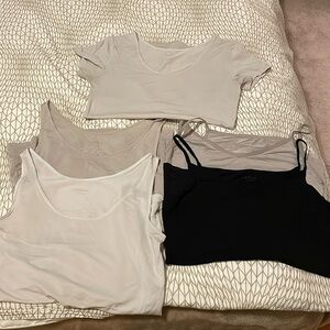 Lot of 5 Uniqlo Airism undershirts, women’s size medium